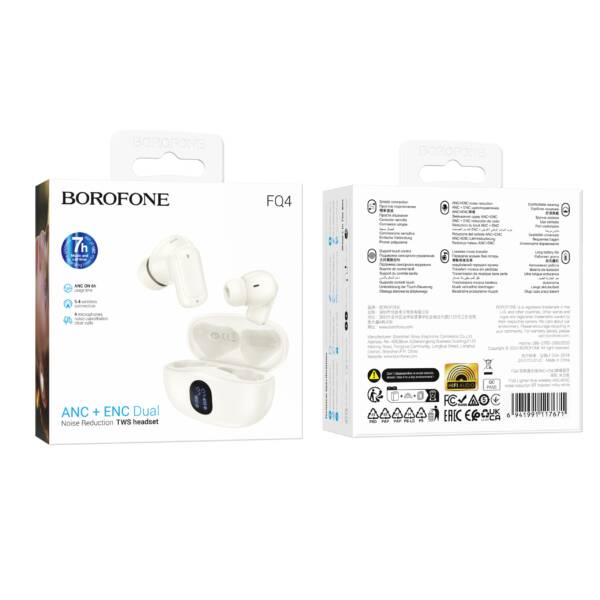 FQ4 Lighten true wireless ANC+ENC noise reduction BT headset